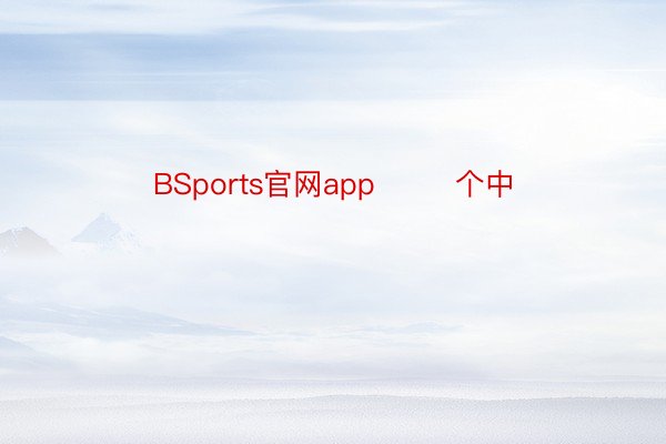 BSports官网app        个中